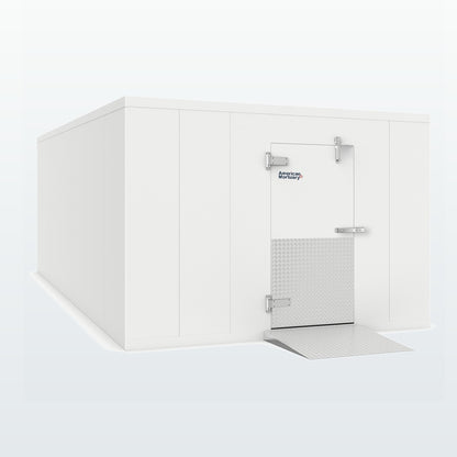 8×12 walk-in mortuary freezer by American Mortuary Coolers