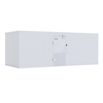 American-made 8x20 mortuary cooler with 20 body capacity