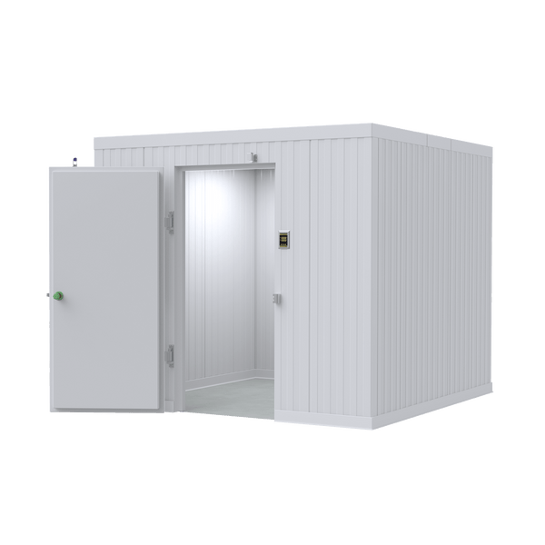 8×8 Walk-In Mortuary Cooler | Compact Cadaver Cold Storage