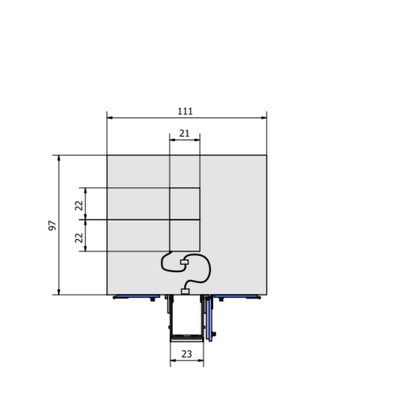 9 Bay Vault Style Morgue Cooler – Model 1070 - 09MB - American Mortuary Coolers & Equipments