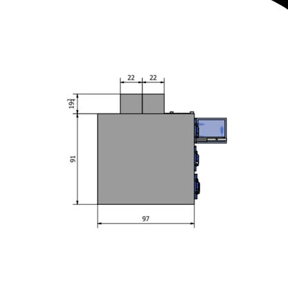 9 Bay Vault Style Morgue Cooler – Model 1070 - 09MB - American Mortuary Coolers & Equipments