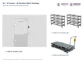 AMC 10 × 10 Eight-Body Cooler, Racks & Low-Profile Lift Package