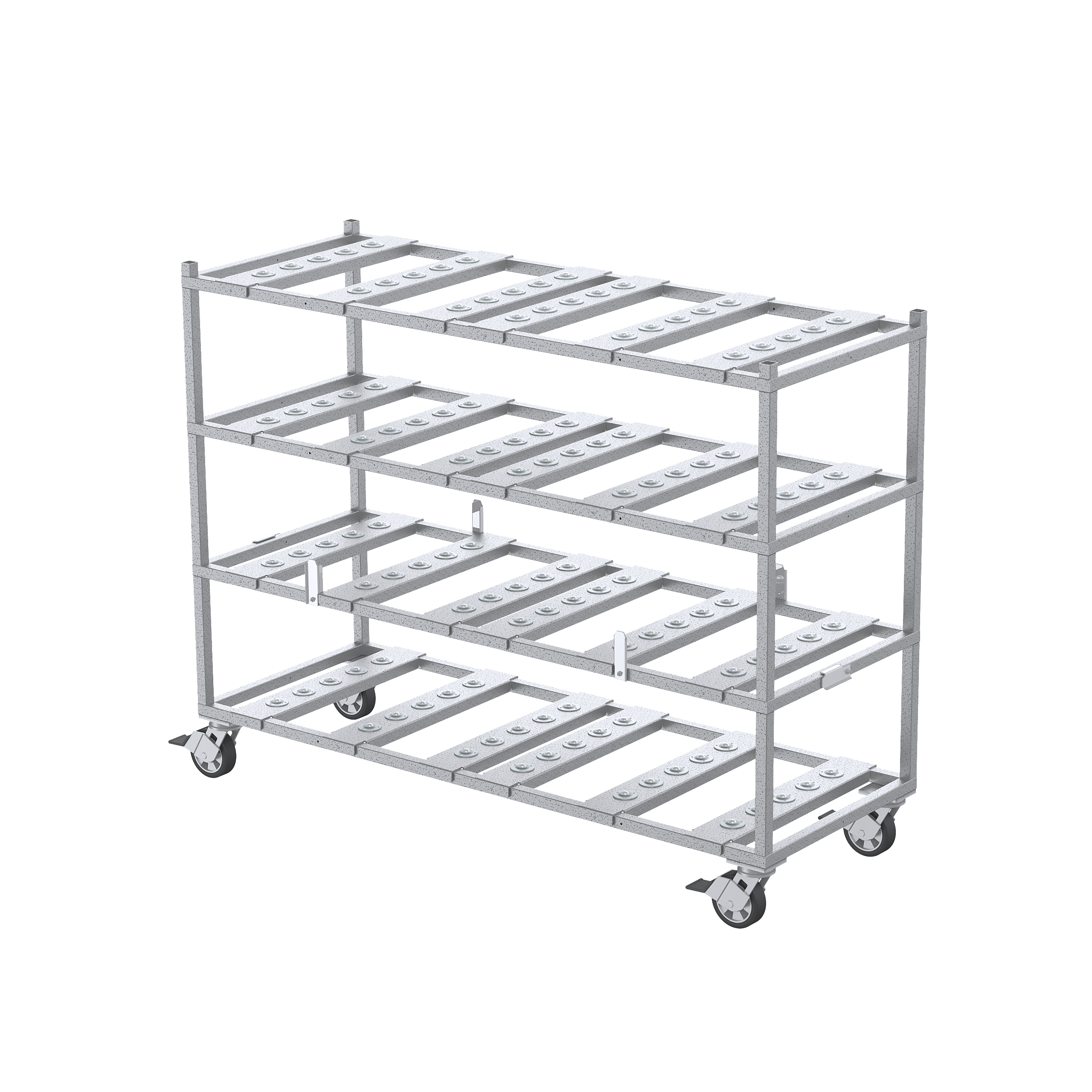 4 Tier Multi-Load Mortuary Rack – Model 2000-4TMD