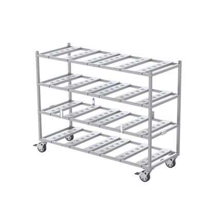 4 Tier Multi-Load Mortuary Rack – Model 2000-4TMD