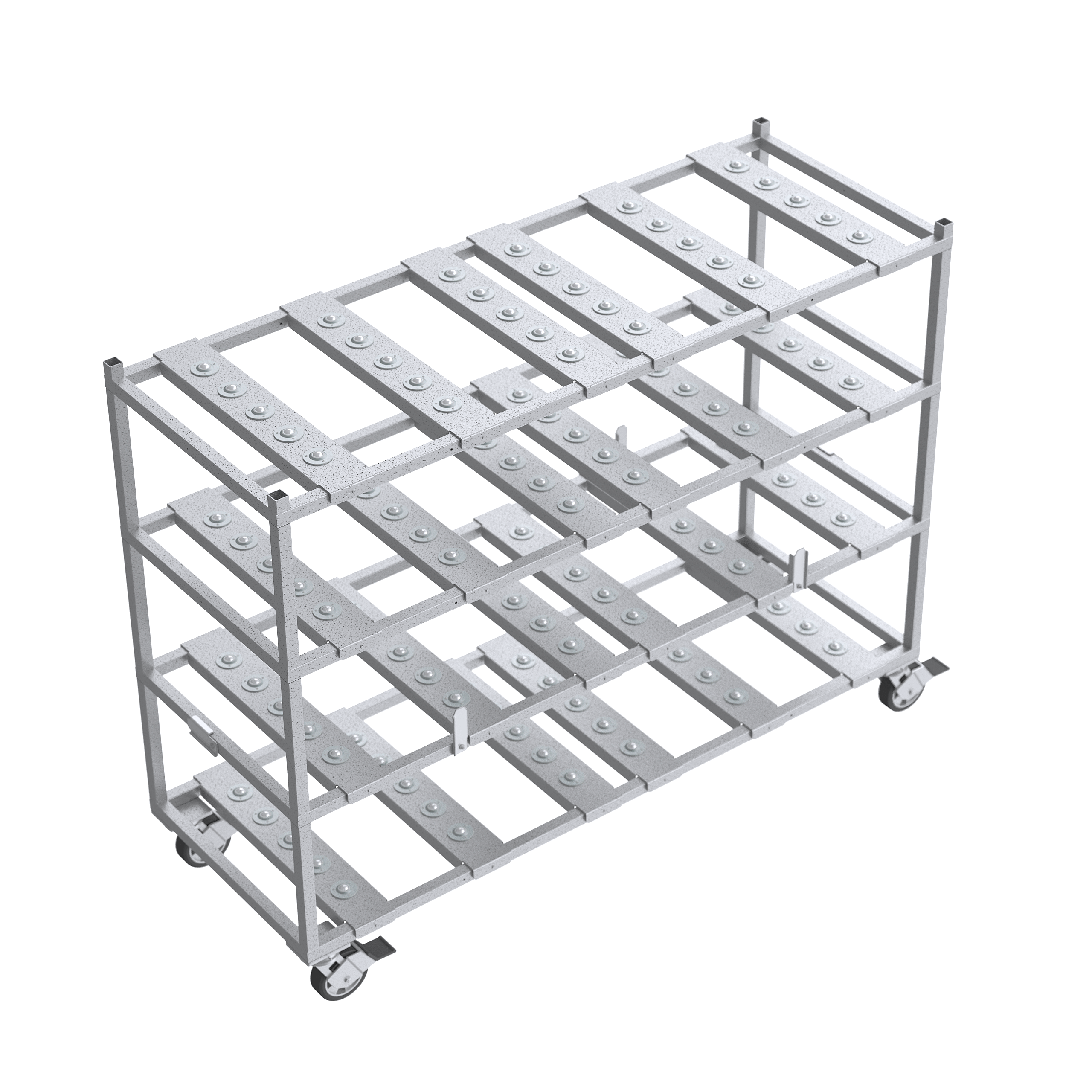 4 Tier Multi-Load Mortuary Rack – Model 2000-4TMD