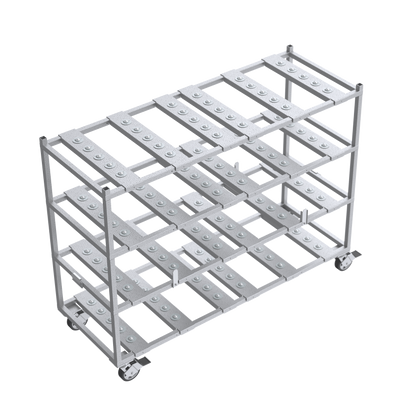 4 Tier Multi-Load Mortuary Rack – Model 2000-4TMD
