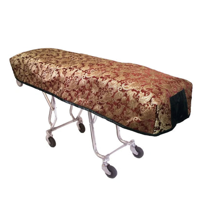 Quilted cot cover Cascade Brick