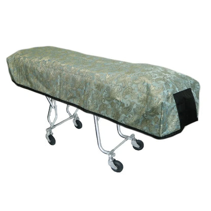 Quilted cot cover Cascade Mist