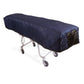 Quilted Cot Cover in Clarkston Navy Pattern