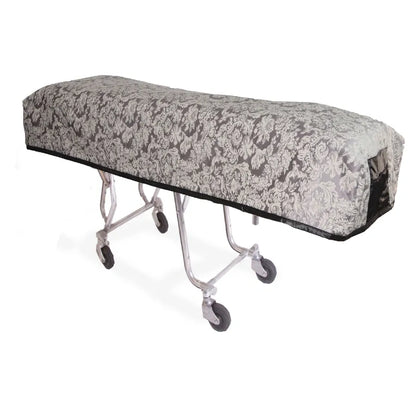 Quilted cot cover Kirkland Pewter