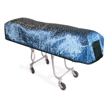 Quilted cot cover Mill Creek Navy
