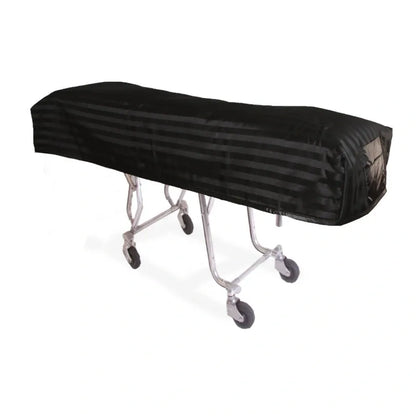 Quilted cot cover Washington Black