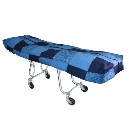 Cot pouch full zip Patchwork Blue