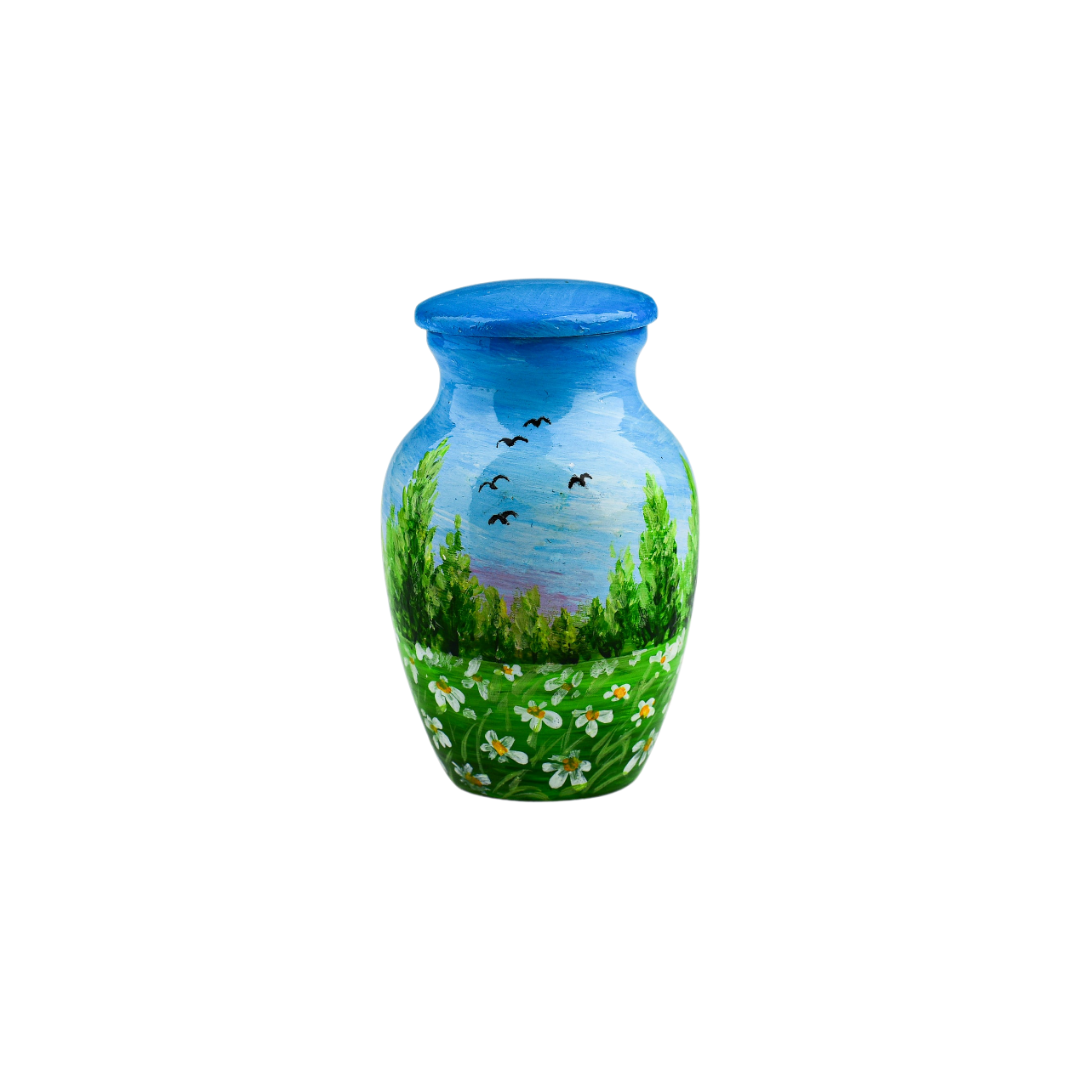 Field of Daisies Artist Keepsake Urn — ISU-RJ-0015