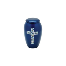 Blue Cross Mother of Pearl Keepsake — ISU-RJ-0143