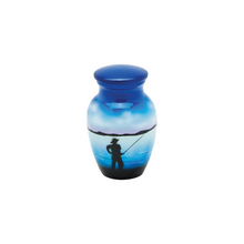 Fisherman Artist Keepsake Urn — ISU-RJ-0017