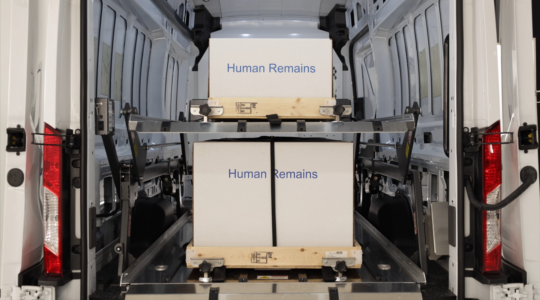 AME-DD2000-XLC Double-Deck Mortuary Transport System | Cargo Van