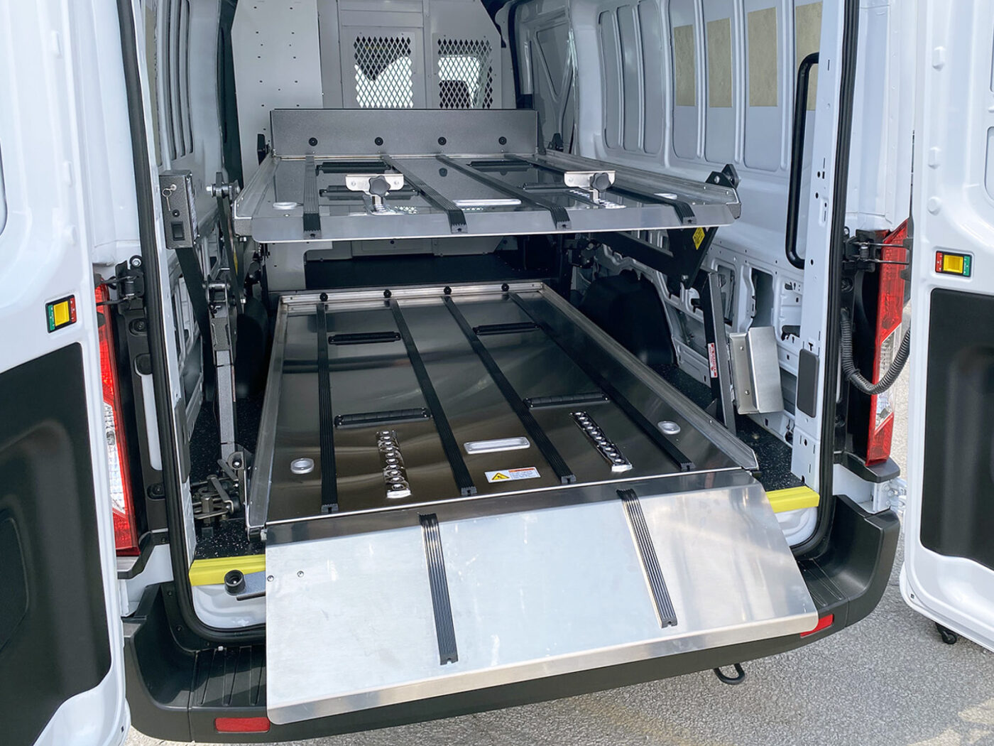 AME-DD2000-XLC Double-Deck Mortuary Transport System | Cargo Van
