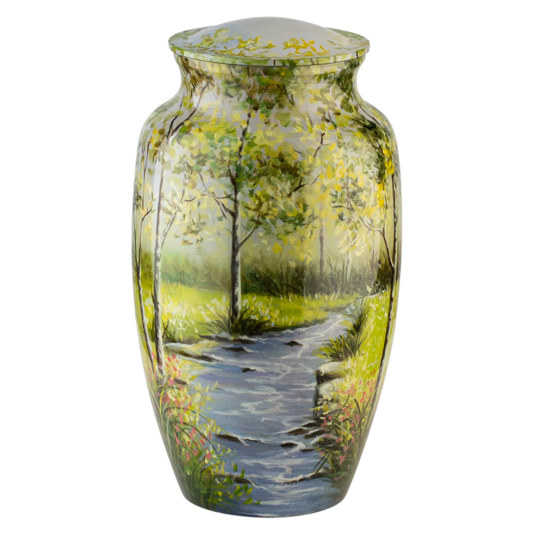 Babbling Brook Artist Urn — ISU-RJ-0003
