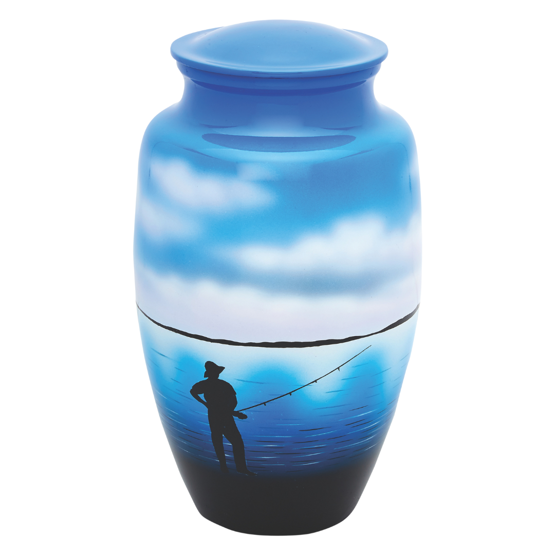 Fisherman Artist Urn — ISU-RJ-0016