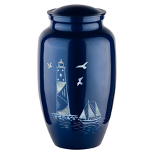 Lighthouse Mother of Pearl Urn — ISU-RJ-0171