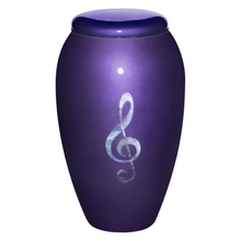 Deep Purple Mother of Pearl Urn — ISU-RJ-0158
