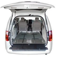AME-SS150XL single-deck system with casket rollers installed in cargo van — American Mortuary Equipment professional first call deck for funeral homes and removal operators