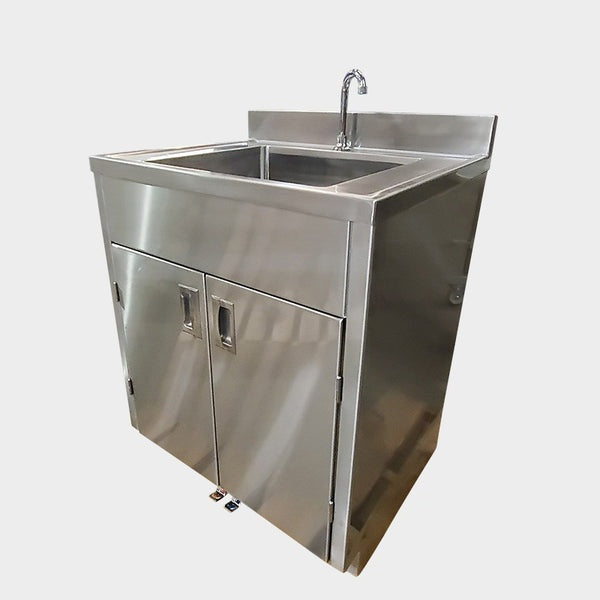 USPE Foot Pedal Sink Station, USPE-CW-S323; configuration reference, supplied build requires review