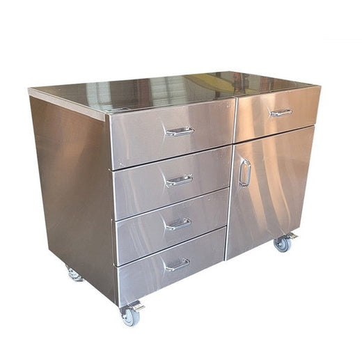 USPE Stainless Steel Rolling Cabinet