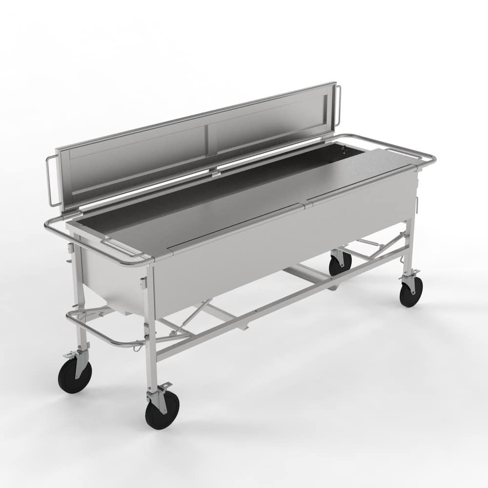 USPE Foot-Elevated Immersion Dissection Table, clean primary equipment view