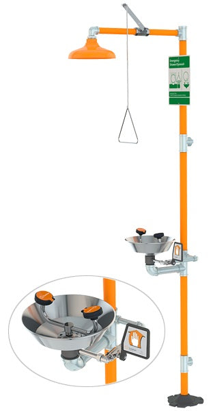 Guardian G1950 Combination Safety Shower & Eye/Face Wash | manufacturer image