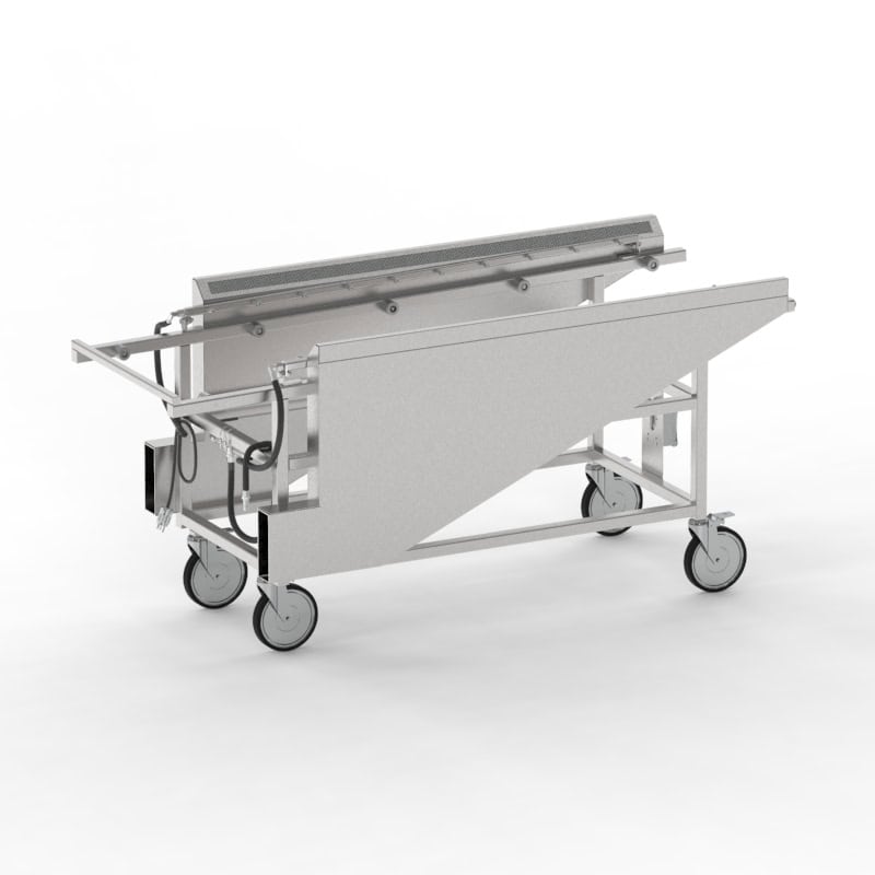 USPE 23-Inch Ventilated Embalming Table, clean primary equipment view