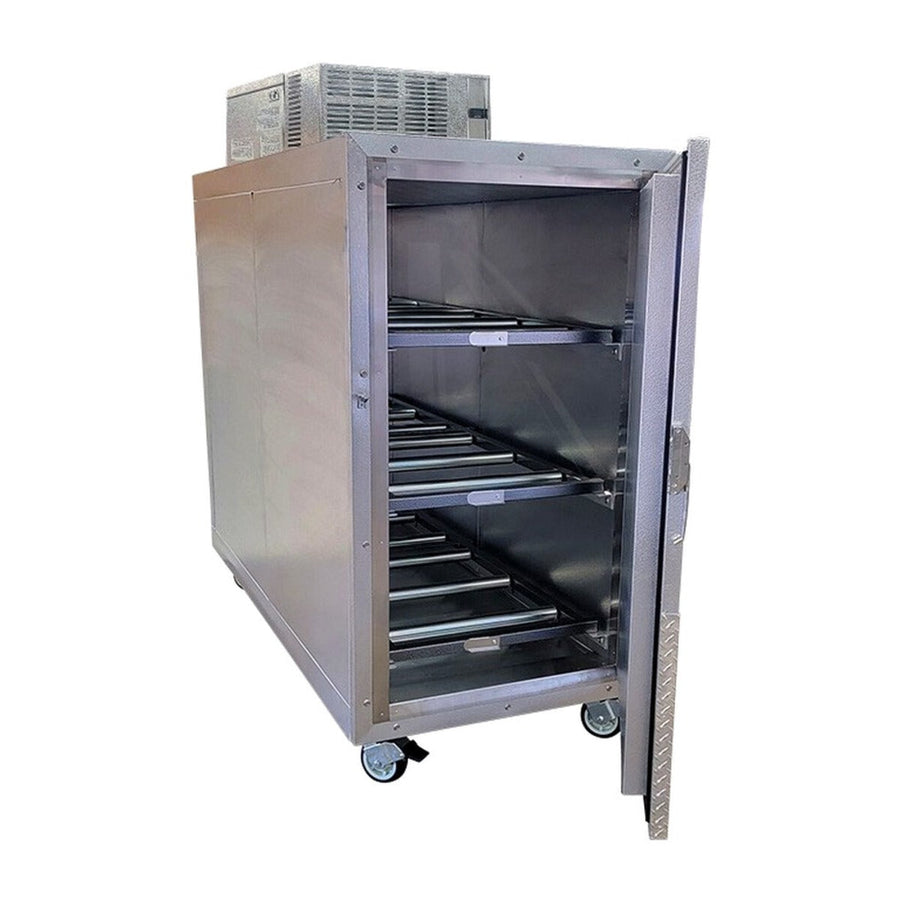 AMC 3 Body Bariatric Upright Mortuary Freezer