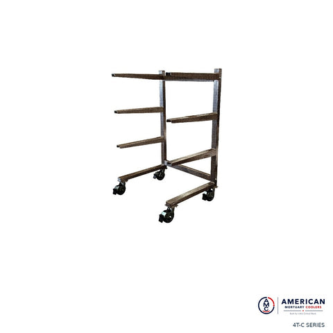 4-Tier Cantilever Mortuary Rack