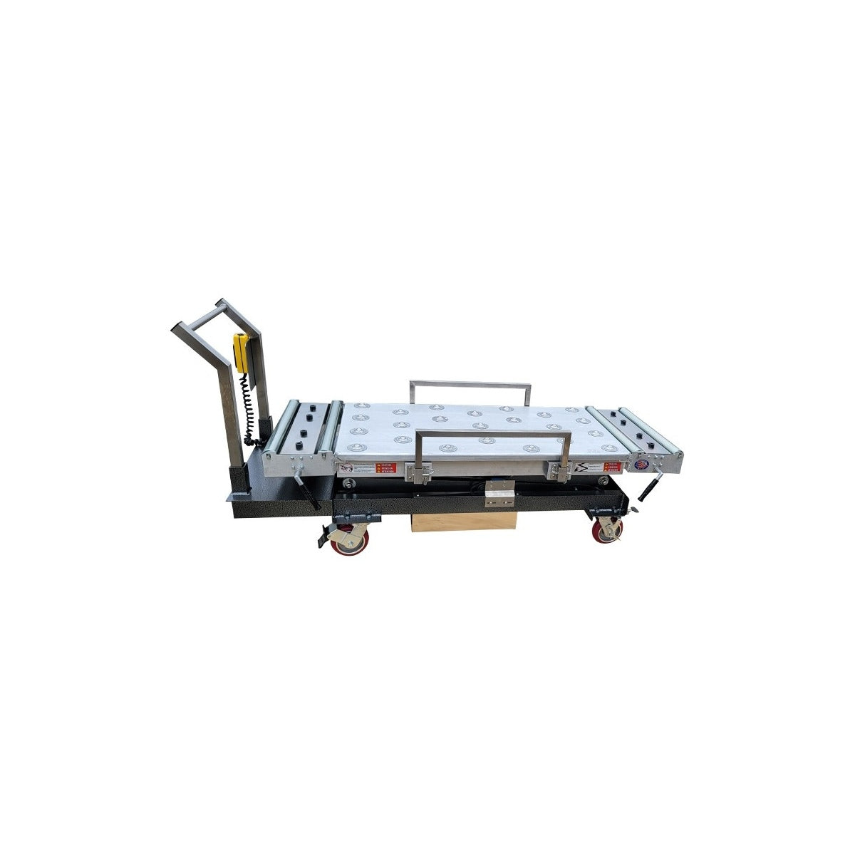 AME Covered Cadaver Scissor Lift current lift mechanism view