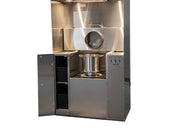 Cremains Processing Station with Storage Cabinet