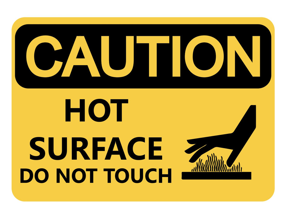 Crematory Safety Signs, 8" x 11" | AME 1030-SGN | American Mortuary Equipment