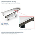 AME Bariatric Embalming Tabletop Replacement Mounting Brackets