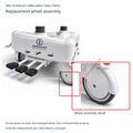 AME Hydraulic Embalming Table Replacement Wheel Assembly