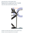 AME Mortuary Lift Replacement Upright Push Bar and Handle