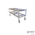 AME Stainless Steel Side-Load Mortuary Roller Rack, 2-5 Tiers