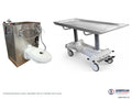 AME TITAN Hydraulic Table & Flushing Embalming Station Package