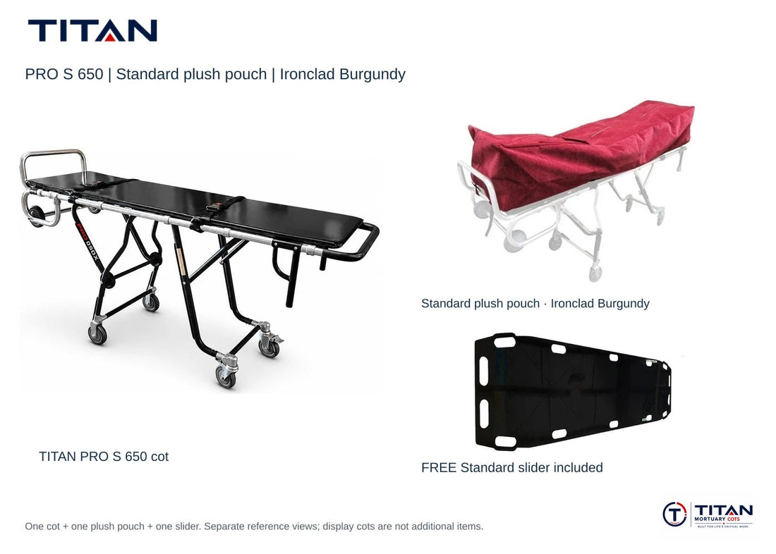 TITAN PRO S 650 Cot Package with Plush Pouch & Free Slider