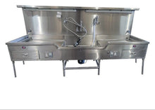 Autopsy sink station 1036-11 with 304 stainless center sink, forensic lab dissection station