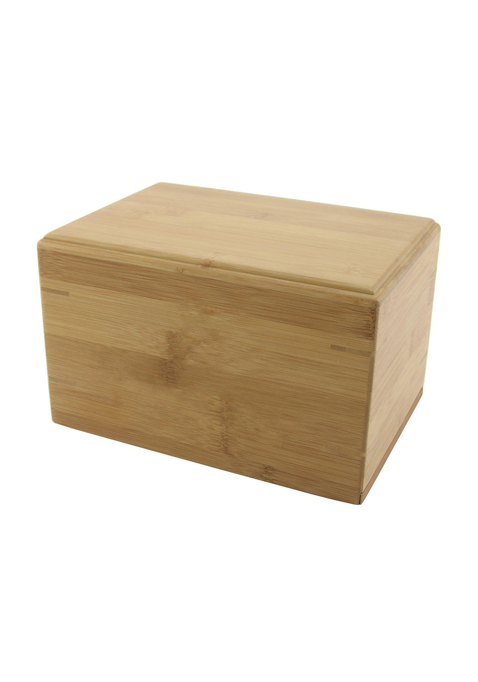 Bamboo Box Full Size Cremation Urn, Full Size (Adult), 5.7 x 9.25 x 6.5 in