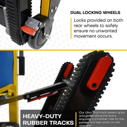 Battery Powered EZ Stair Chair for Easy Patient Transport - MedicalStretchers.com - American Mortuary Coolers & Equipments