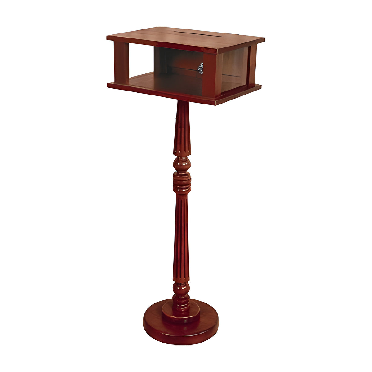 Beacon Contribution Box in solid cherry by American Mortuary Equipment