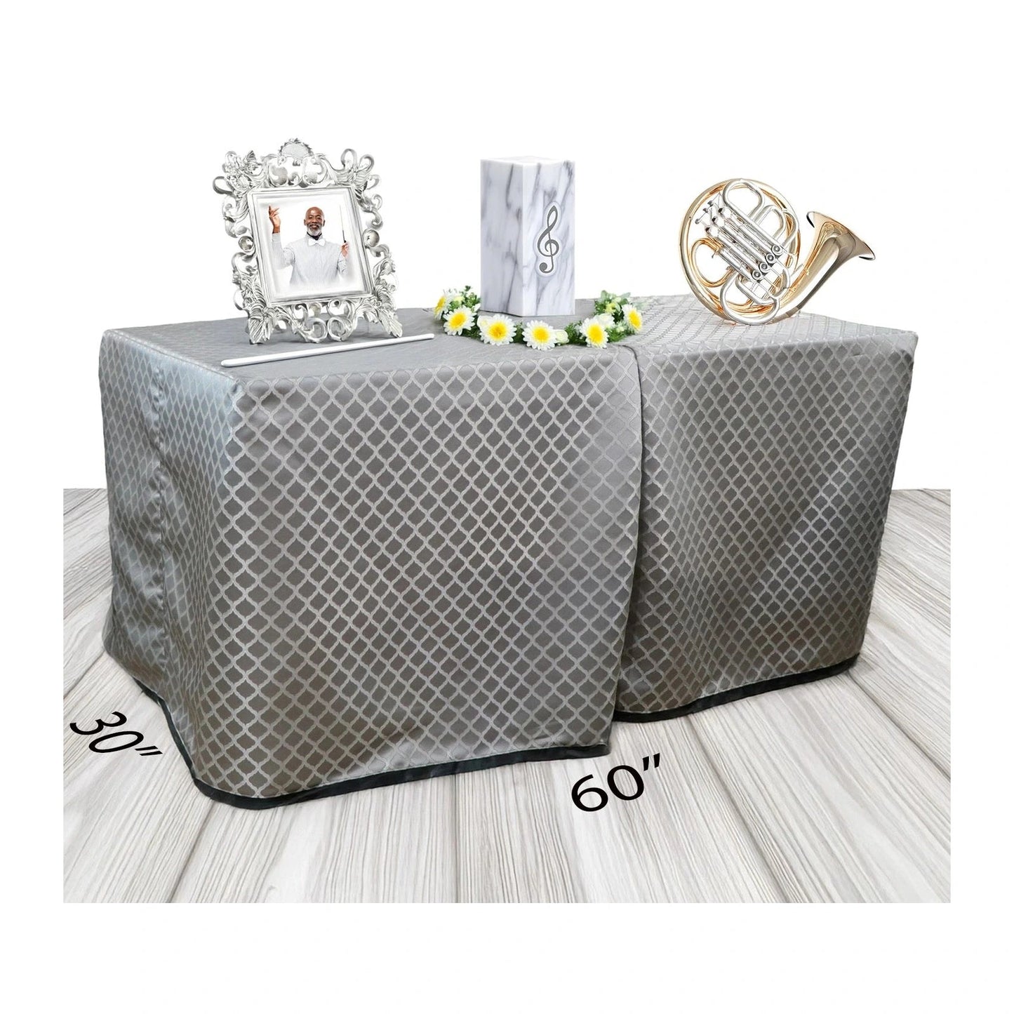 Beckington Silver Portable Presentation Table – Plus – Beckington Silver VT Plus Setup