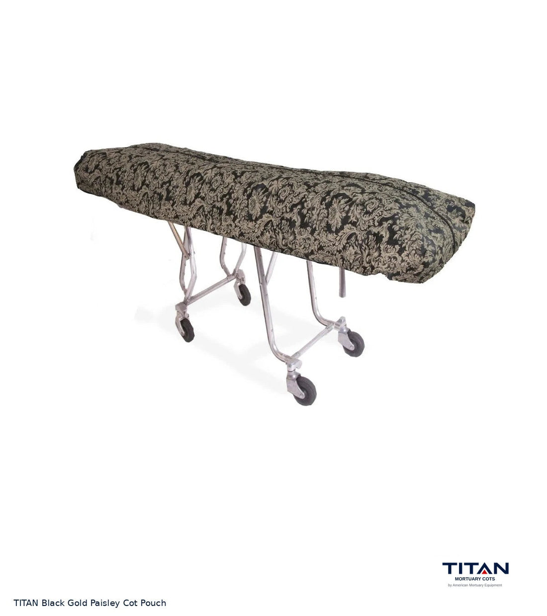 TITAN Black Gold Paisley Cot Pouch