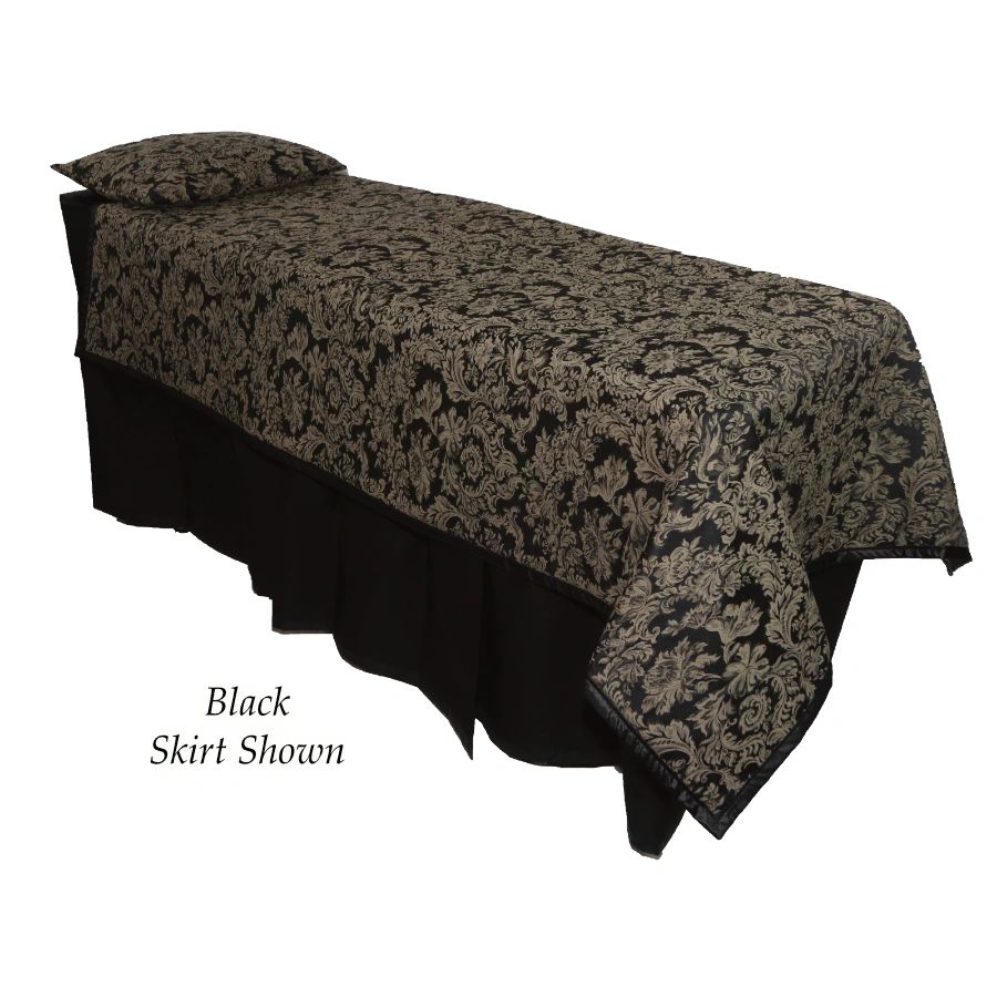 Black Gold Paisley Viewing Set